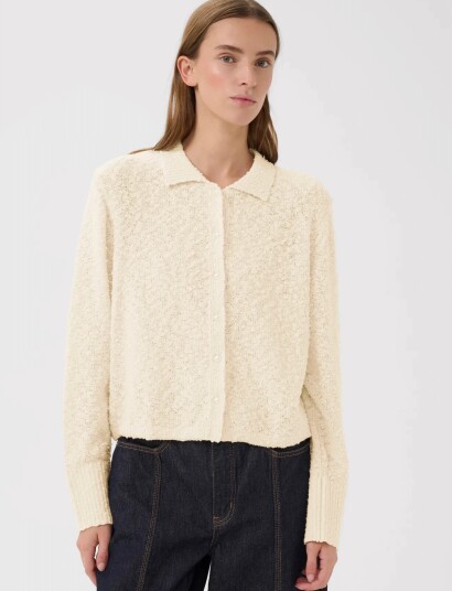 Karen By Simonsen Kbunice Cardigan Ls   Cream   XL