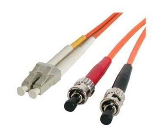 StarTech 3m Multimode Duplex Fiber Patchkabel 62.5/125 LC til ST Oransje StarTech 3m Multimode Duplex Fiber Patchkabel 62.5/125 LC til ST Oransje