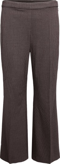 Mango Houndstooth Suit Trousers DARK BROWN 42
