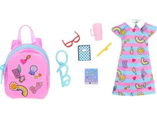 Mattel Premium Mote Med Skoleantrekk Og Tematilbehør Hjt44