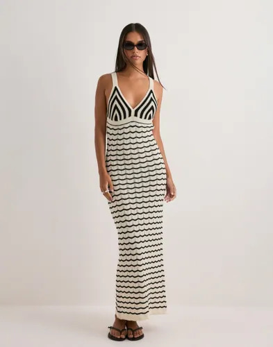Vero Moda   Svart   Vmjanice Sl Knit 7/8 Dress Exp