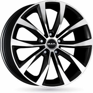 MAK Wolf Black Machined Face 8x18 5x115 ET40 B70.2