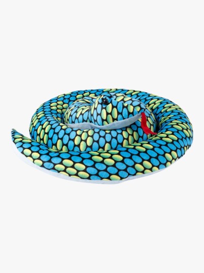Teddykompaniet Orm Xl Blå Blue 200 CM Teddykompaniet Orm Xl Blå Blue 200 CM