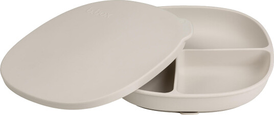 b.box Tallrik med lock Silikon Latte b.box Tallrik med lock Silikon Latte