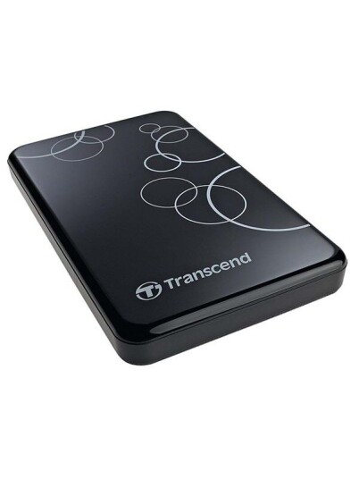 Transcend StoreJet 25A3 Ekstern Harddisk 2 TB med USB 3.2 Svart