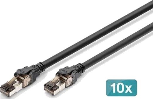 Digitus Nettverkskabel 5 m Svart DK-1843-050-10