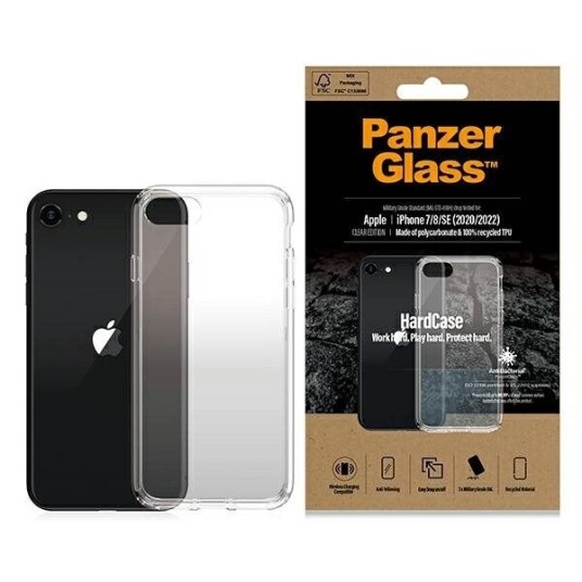 PanzerGlass Gjennomsiktig Hardcase til Apple iPhone SE (2020/2022) & 7/8 - Magsafe-kompatibel
