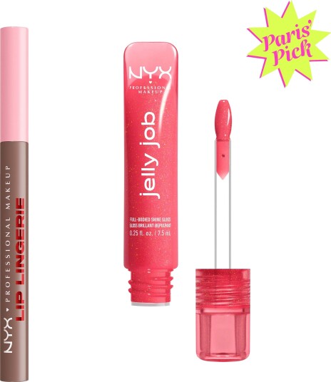 NYX PROFESSIONAL MAKEUP Jelly Deluxe Lip Combo 05 Lip Lock + 08 Jelly