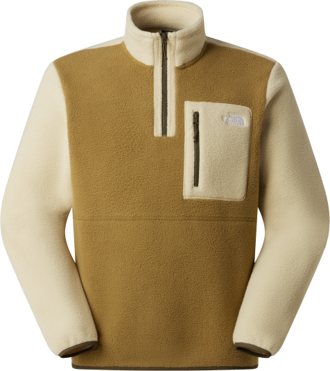 The North Face Men"s Yumiori 1/4 Zip Fleece Jacket Cedar/desert Stone/new S The North Face Men"s Yumiori 1/4 Zip Fleece Jacket Cedar/desert Stone/new S