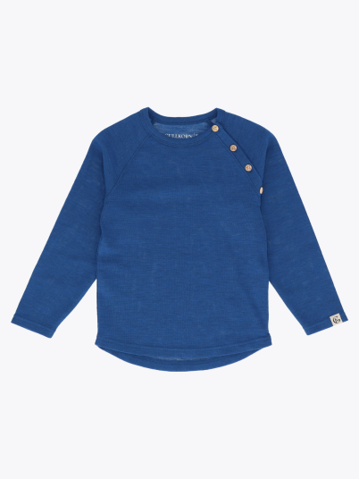 Gullkorn Villvette Ull Longsleeve Blå 122