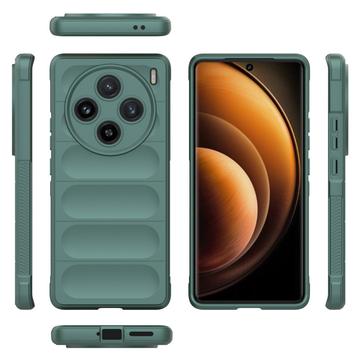 vivo X100 Rugged Series TPU-deksel Grøn vivo X100 Rugged Series TPU-deksel Grøn