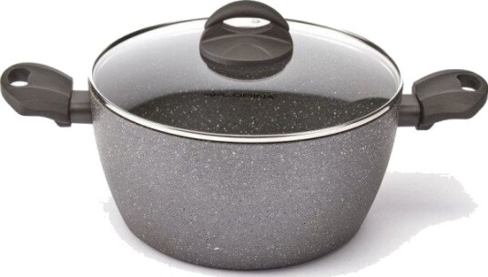 Florina Gryte I Aluminium Florina Lava Stone Grå 24 Cm 4 L