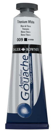 Aquafine Gouachefarge 38ml Titanium White