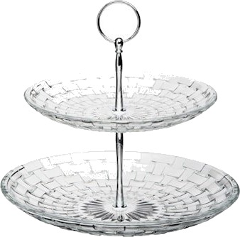 Dorre Kakfat Klarglass 2 Våningar 23 cm 1703600-01-0 1727838-01-0