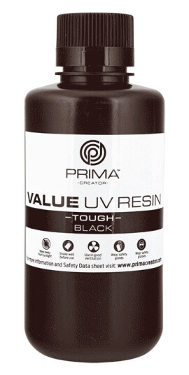 PrimaCreator Value Tough UV Resin-500ml-Black