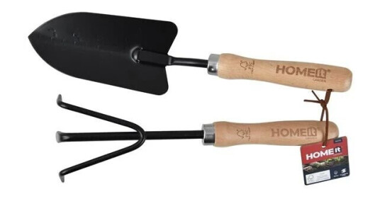 Home>it set with plant trowel & plant cultivator with wooden handle