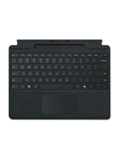 Microsoft Surface Pro Keyboard Tastatur Fransk Svart
