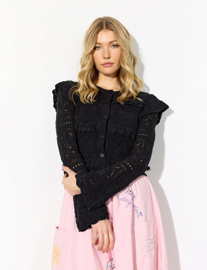 Hunkøn Sienna Knit Cardigan Black L Hunkøn Sienna Knit Cardigan Black L