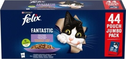 Purina Felix Fantastic Mix I Gelé Våtfôr 44X85 G