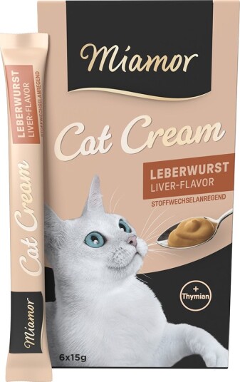 Miamor Cat Snack Leverposteikrem 24 X 15 G