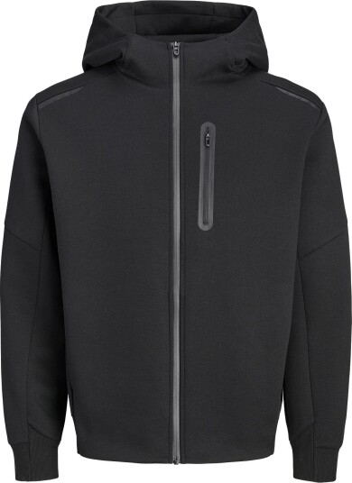 Jack & Jones Jcofusion Sweat Full Zip Hood Black L