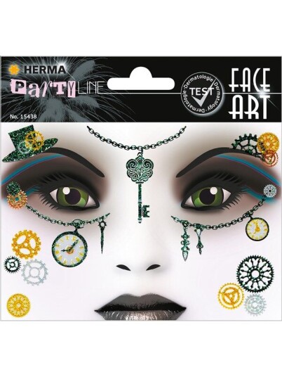 HERMA Face Art Sticker Steampunk Amelia HERMA Face Art Sticker Steampunk Amelia
