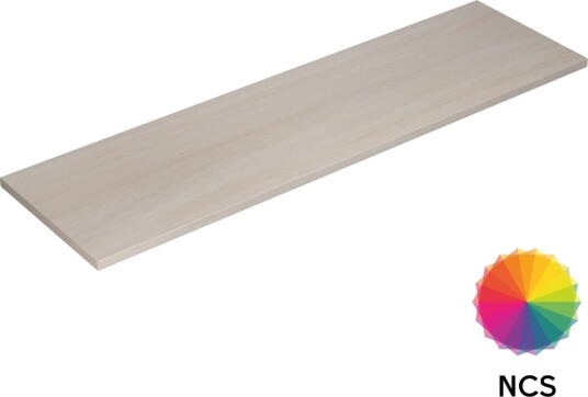 Dansani Calidris Benkeplate B40 240xh3xd51cm NCS eik / 180cm