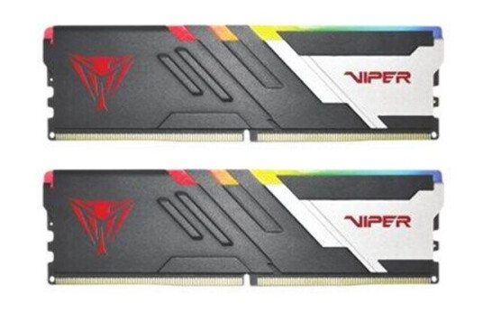 Patriot Viper Venom RGB DDR5 series - DDR5 - kit - 32 GB: 2 x 16 GB - DIMM 288-pin - 5600 MHz / PC5-44800 - unbuffered Patriot Viper Venom RGB DDR5 series - DDR5 - kit - 32 GB: 2 x 16 GB - DIMM 288-pin - 5600 MHz / PC5-44800 - unbuffered