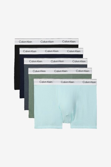 Calvin Klein Boksershorts Relaxed Fit Trunk 5 pakning Flerfarget