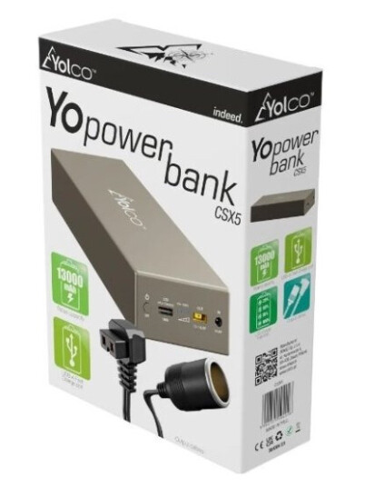 Eksternt Batteri Powerbank Til Yolco Csx5 Køleskabe