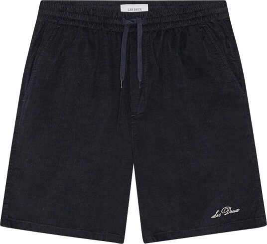 Les Deux   Shorts Signature Mini Cord   Blå