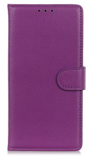 INCOVER Samsung Galaxy A24 Litchi Skinn Deksel m. Lommebok - Lilla