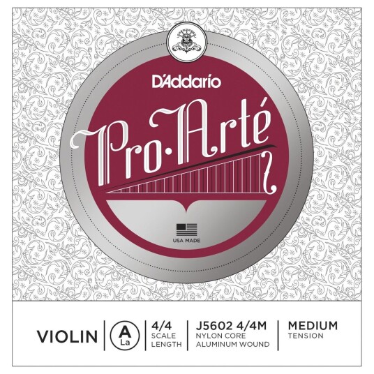 DAddario Pro-Arte Violin A String 4/4 Size Medium