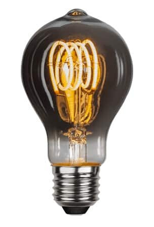 Star Trading LED-pære Normal E27 2W/2100K Spiral, smoked