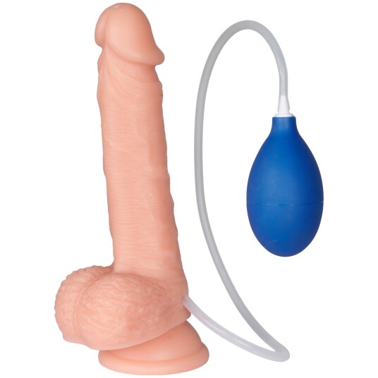 Willie City Classic Realistic Ejaculating Dildo 21 cm - Beige - Beige