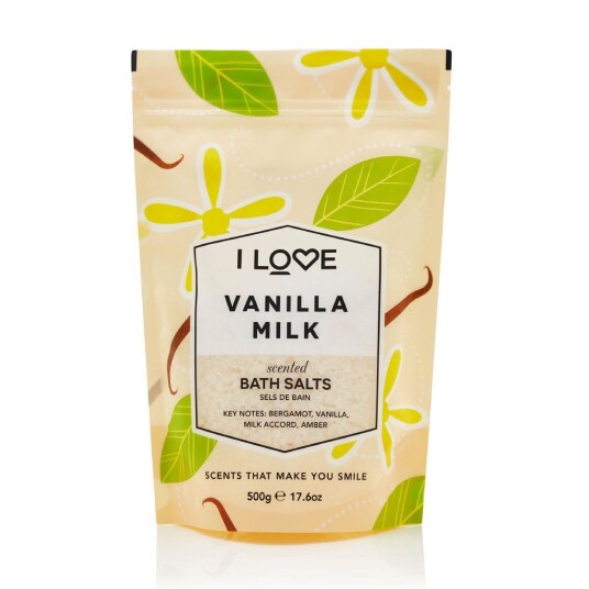 I Love Vanilla Milk Bath Salts
