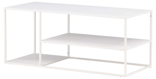 Venture Home Design Staal salongbord Hvit 120 x 50 cm 1662032-02-300 1708593-02-0 Venture Home Design Staal salongbord Hvit 120 x 50 cm 1662032-02-300 1708593-02-0
