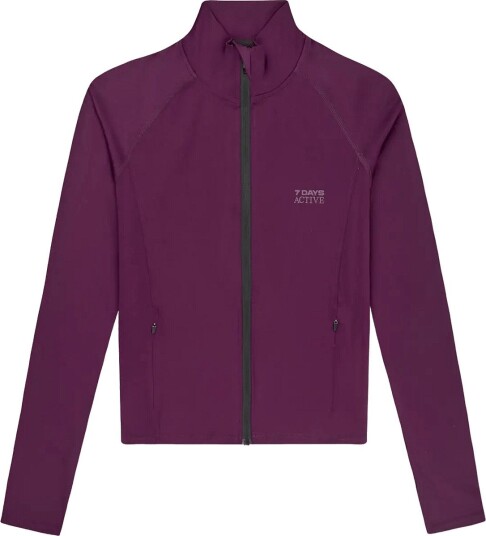 7 DAYS Active Body W Training Zip Top Purple S