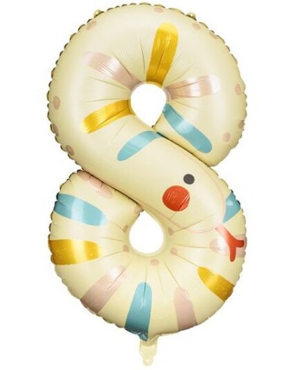 8 Tallet Slange Folieballong