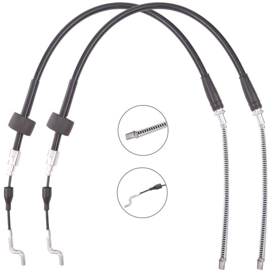 RIDEX 124C1168 Tautrekk håndbremse
