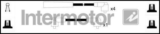 Tennplugg kabelsett INTERMOTOR 73423