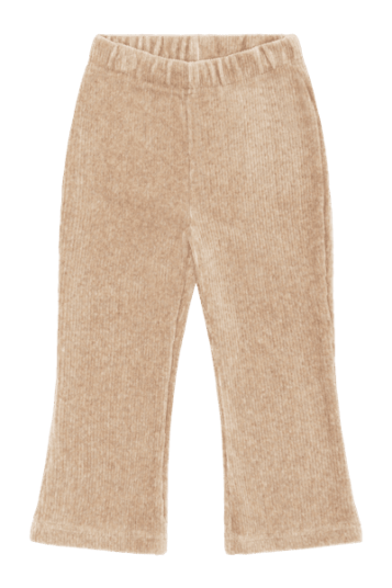 Hust & Claire Biscuit Thilde Ottoman Velour Solid 122