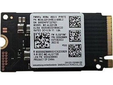 Samsung Pm991a 512Gb Mzalq512hblu-00Bl2 M.2 Pcie