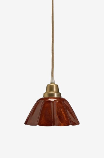 PR Home Liten pendel Ester 17 cm Rød PR Home Liten pendel Ester 17 cm Rød