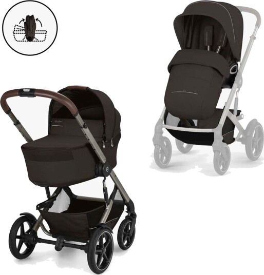Cybex TALOS S Lux Duovogn, Chocolate Brown