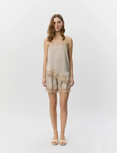 Sofie Schnoor Virasw Lace Detailed Top   Beige   42