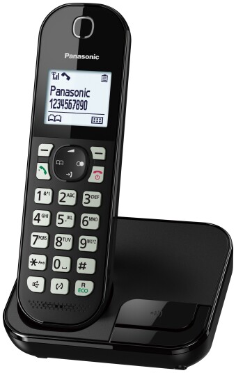 Panasonic DECT KX‑TGC450 Trådløs telefon Svart Panasonic DECT KX‑TGC450 Trådløs telefon Svart