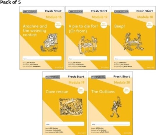 Read Write Inc. Fresh Start: 2024 Modules 16 20 Pack of 5 Read Write Inc. Fresh Start: 2024 Modules 16 20 Pack of 5