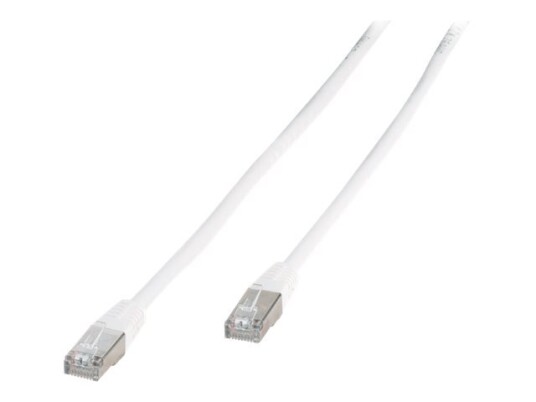 Vivanco Cc N5 20 6 Nettverkskabel Rj-45 Hann Til Rj-45 Hann 2 M Foliebelagt Uskjermet Tvinnet Kabelpar F/Utp Cat 6 Formstøpt Hvit