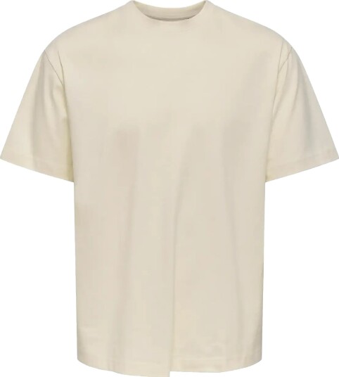 ONLY & SONS Onswhite Lotus Life Rlx Ss Lic Tee Cream XL